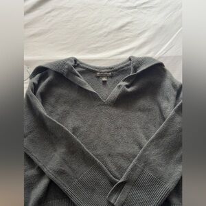 Banana Republic Charcoal V-Neck Men's Sweater